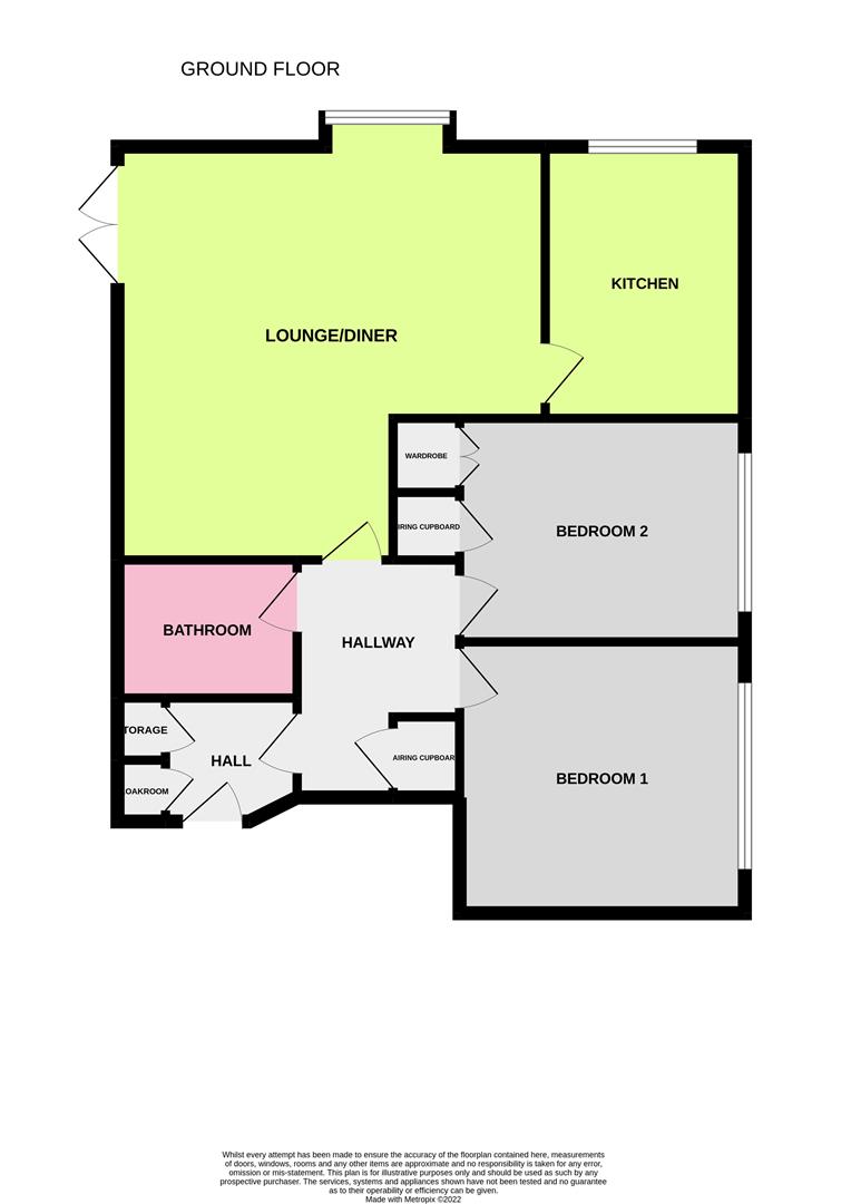 Floor Plan | Flat | St. Botolphs Road, Worthing | To Let